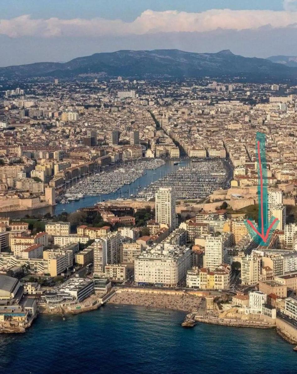 Pasteur - Bel Appartement Familial Pharo -Plage Des Catalans Marseille Ngoại thất bức ảnh